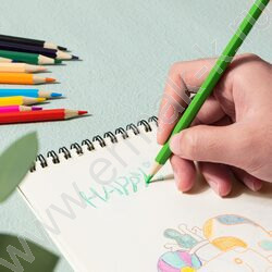 Карандаши  24цв ColoRun /дерево /шестигранные /европодвес | Фото 5