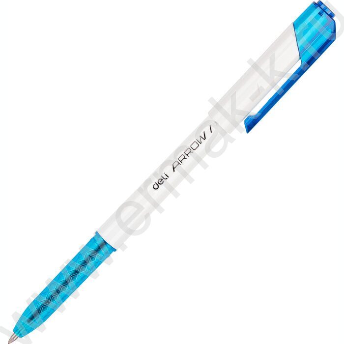 Ручка шар синяя 0,7мм Arrow /корпус - белый/голубой | Фото 3