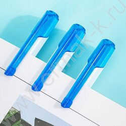 Ручка шар синяя 0,7мм Arrow /корпус - белый/голубой | Фото 7