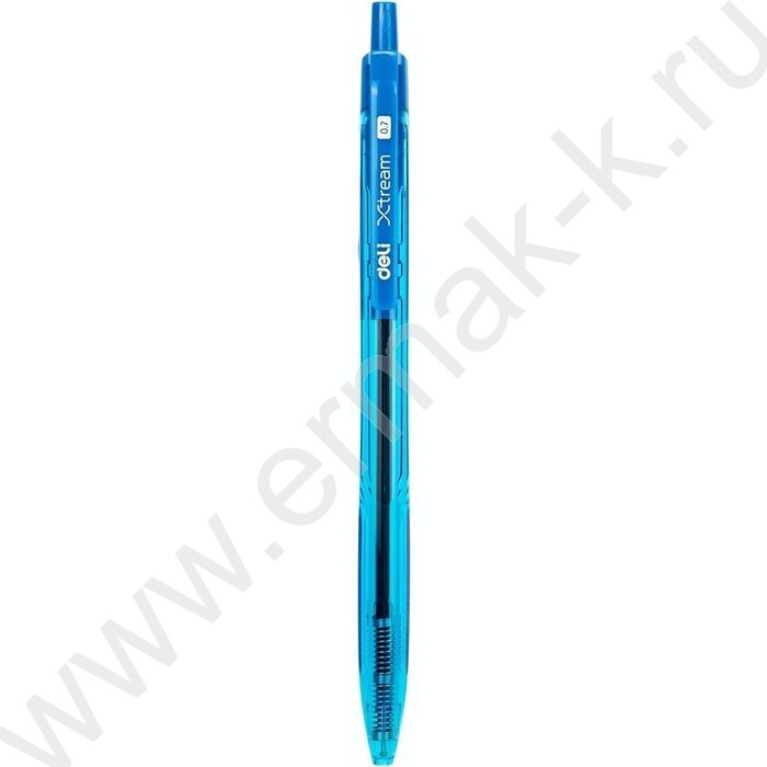 Ручка шар авт синяя 0,7мм X-tream /корпус - синий/прозрачный | Фото 2