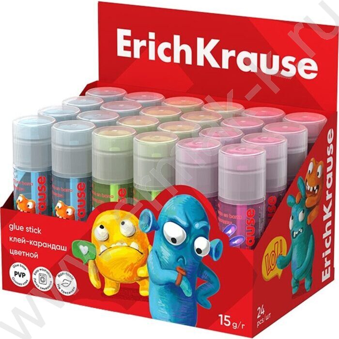 Клей-карандаш  15г "EasyStick Jolly Friends" /цветной | Фото 2