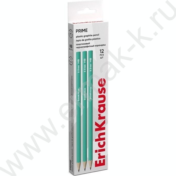 Карандаш пластиковый  HB Prime /цвет корпуса - бирюзовый | Фото 2