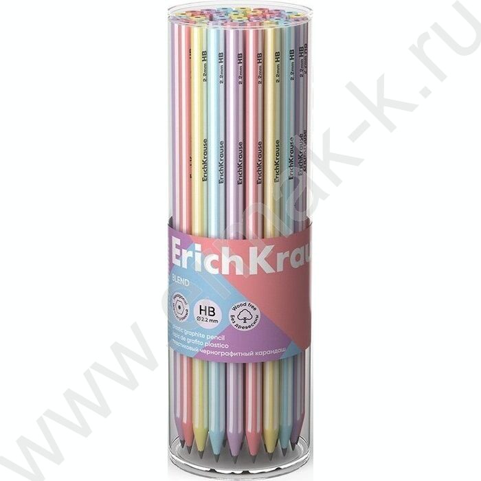 Карандаш пластиковый  HB Blend /цвет корпуса - ассорти | Фото 2
