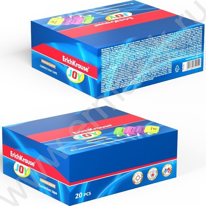 Корректирующая лента 5мм* 6м "JOY" /ассорти /дисплей | Фото 5