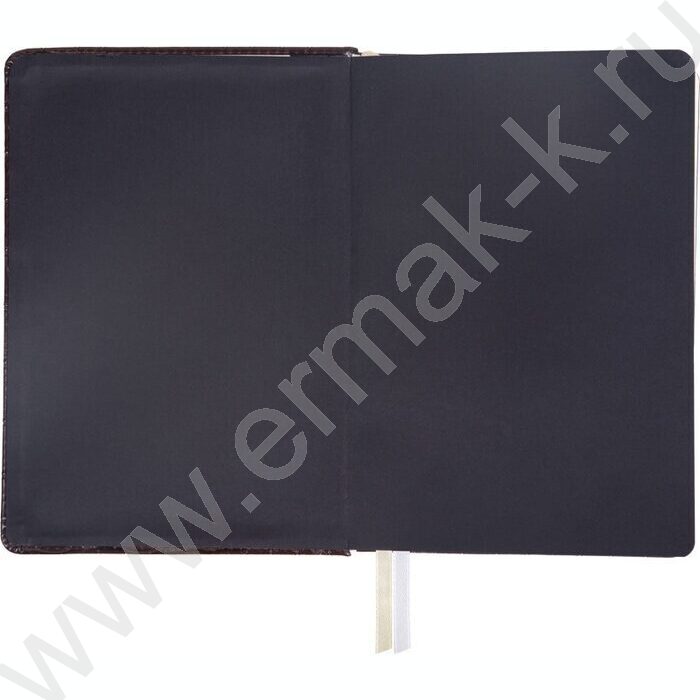 Ежедневник н/дат A5 136л "Grande" темно-коричневый /тв.обл. иск.кожа /2 ляссе | Фото 2