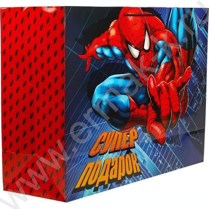 Пакет подарочный бумажный xxxl 45*60*20см | Фото 3