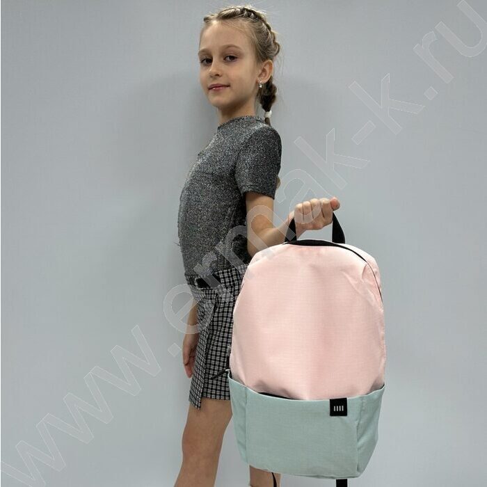 Рюкзак 37*24*15 /1отд. 1карман /мятно-розовый | Фото 5