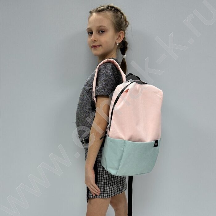 Рюкзак 37*24*15 /1отд. 1карман /мятно-розовый | Фото 6