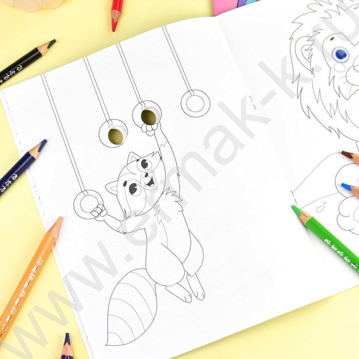 Раскраска-с глазками 200*260 Животные | Фото 6