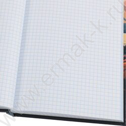 Зап. книжка 160л А5 тв.обл. "Костёр у палатки" /глянц.лам/лён | Фото 3