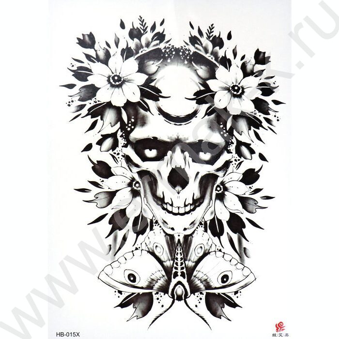 Наклейки Татуировка.14.8*21см | Фото 4