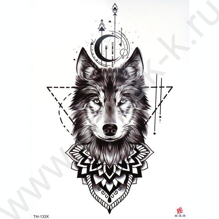 Наклейки Татуировка.14.8*21см | Фото 5