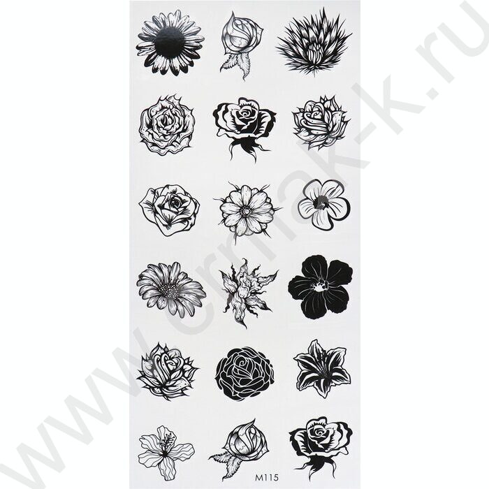 Наклейки Татуировка.9*19см | Фото 2