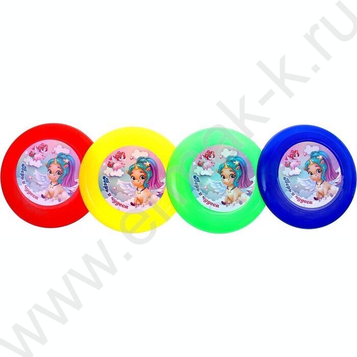 Летающая тарелка Верь в чудеса 18см ассорти | Фото 2