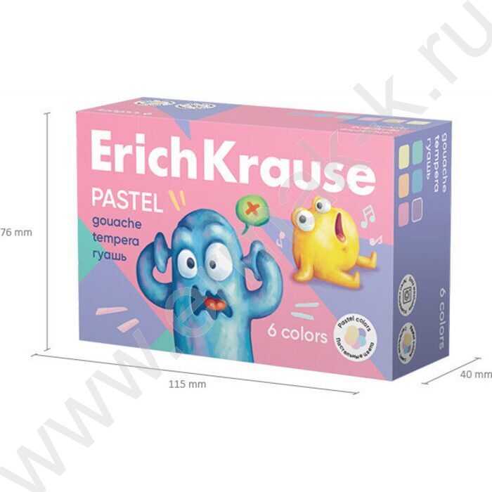 Гуашь   6цв 20мл Jolly Friends Pastel | Фото 4