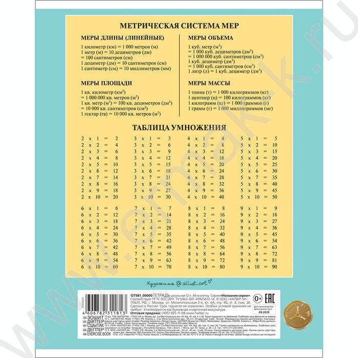 Тетрадь  12л клетка "Приключения кота Пирожка" 5видов | Фото 6