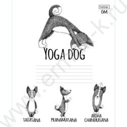 Тетрадь  24л линейка "Animals Yoga" 5видов | Фото 4
