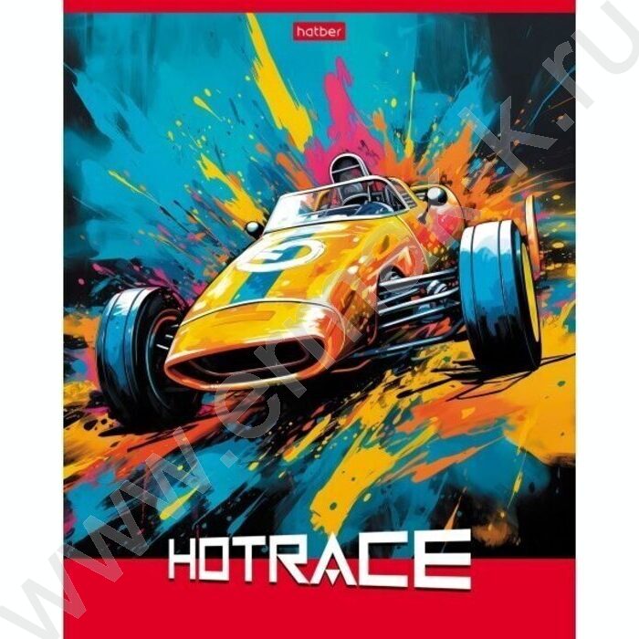 Тетрадь  40л линейка "Горячие гонки" ассорти | Фото 5