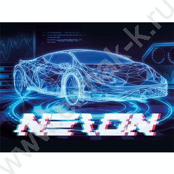Накладка на стол 330*230мм Neon car | Фото 1