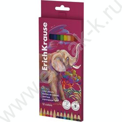 Карандаши  12цв Safari, грифель - 3,3мм /трехгранные /европодвес | Фото 1