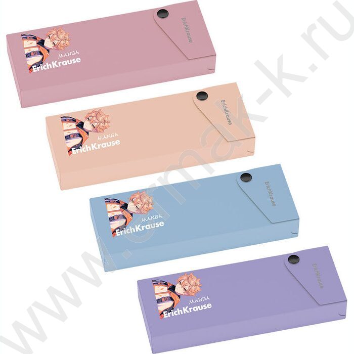 Пенал пластиковый Matt Manga /ассорти | Фото 1