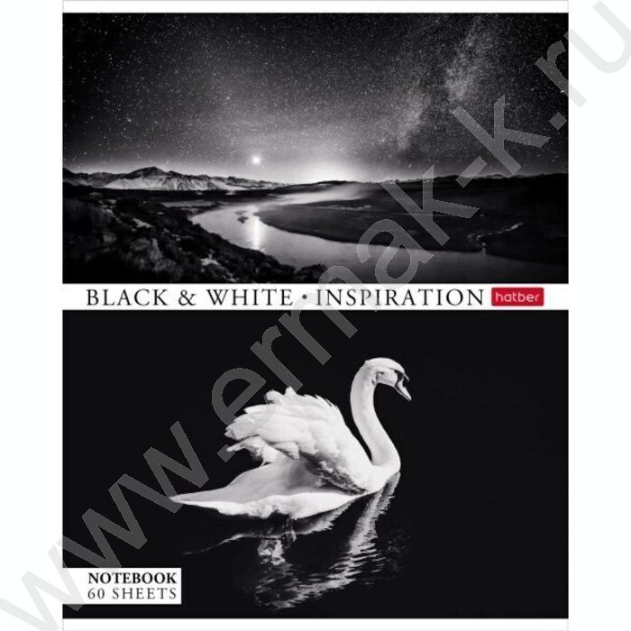 Тетрадь  60л клетка "Вдохновение" ассорти | Фото 3