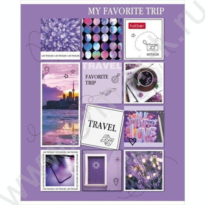 Тетрадь  80л линейка "TRAVEL" | Фото 4