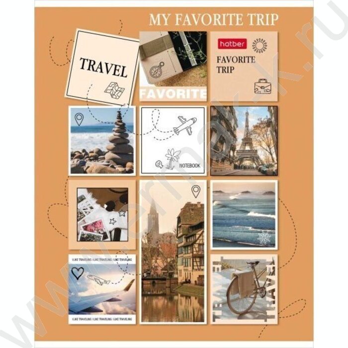 Тетрадь  80л линейка "TRAVEL" | Фото 5