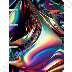 Тетрадь 100л клетка/кольца "Яркий блеск" /ламинация Chameleon/ | Фото 1