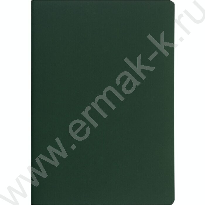 Тетрадь  60л клетка "Megapolis Velvet.Flex Темно-зеленый" 70 г/м2 бежевая бумага | Фото 2