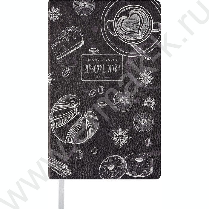 Ежедневник н/дат А5 128л Caffè nero | Фото 1