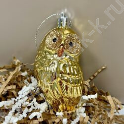 Новогодний сувенир "Сова" 11*4,5*10,5см | Фото 3