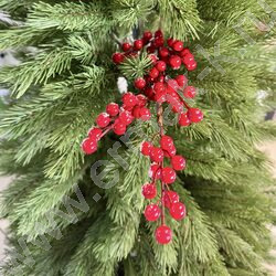 Новогодний сувенир "Ветка c ягодами в снегу"  70см NEW | Фото 4