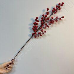 Новогодний сувенир "Ветка c ягодами в снегу"  70см NEW | Фото 6