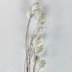 Новогодний сувенир "Серебряная ветвь"  90см NEW | Фото 1