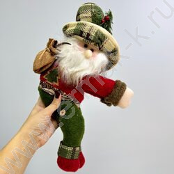 Новогодний сувенир "Снеговик или Дед - зажим для штор" NEW | Фото 3