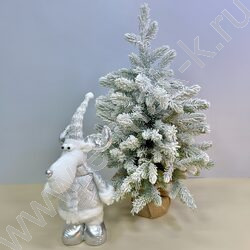 Новогодний сувенир "Олень, выдвижные ноги" 46см - 60см NEW | Фото 4