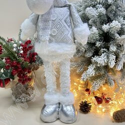 Новогодний сувенир "Олень, выдвижные ноги" 46см - 60см NEW | Фото 5