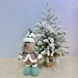 Новогодний сувенир "Олень цветной, выдвижные ноги" 46см - 70см NEW | Фото 3