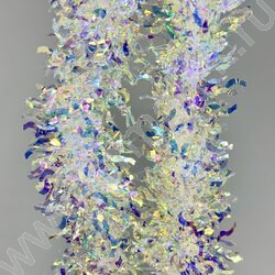 Мишура  Ø9*200см. /блеск квадраты NEW | Фото 1