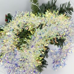 Мишура  Ø9*200см. /блеск квадраты NEW | Фото 2