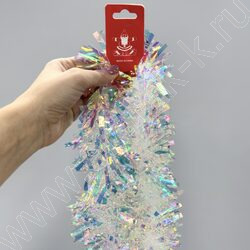 Мишура  Ø9*200см. /блеск полоски NEW | Фото 3