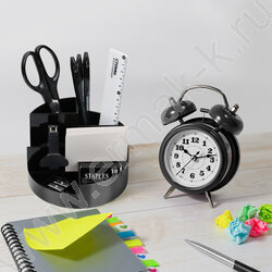 Подставка д/каранд. и ручек Профи чёрная круглая | Фото 6
