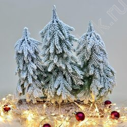 Ель тройная на полене 30см, 35см, 30 см, 220135 NEW | Фото 5