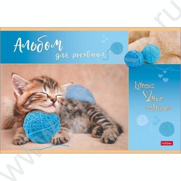 Альбом д/рисования 16л "Мяу-Котики" 5видов | Фото 2