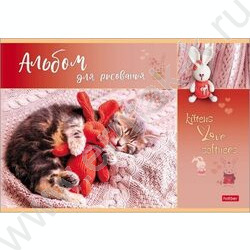 Альбом д/рисования 16л "Мяу-Котики" 5видов | Фото 3