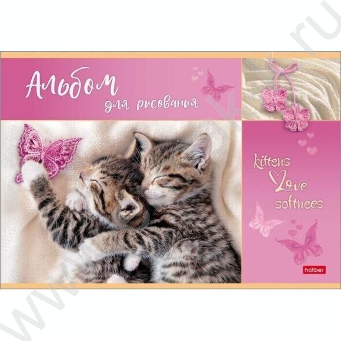 Альбом д/рисования 16л "Мяу-Котики" 5видов | Фото 4