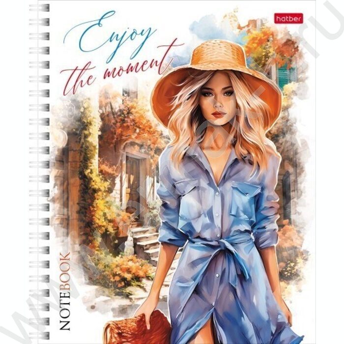 Тетрадь  48л линейка/спираль "Незнакомки" 4вида | Фото 4