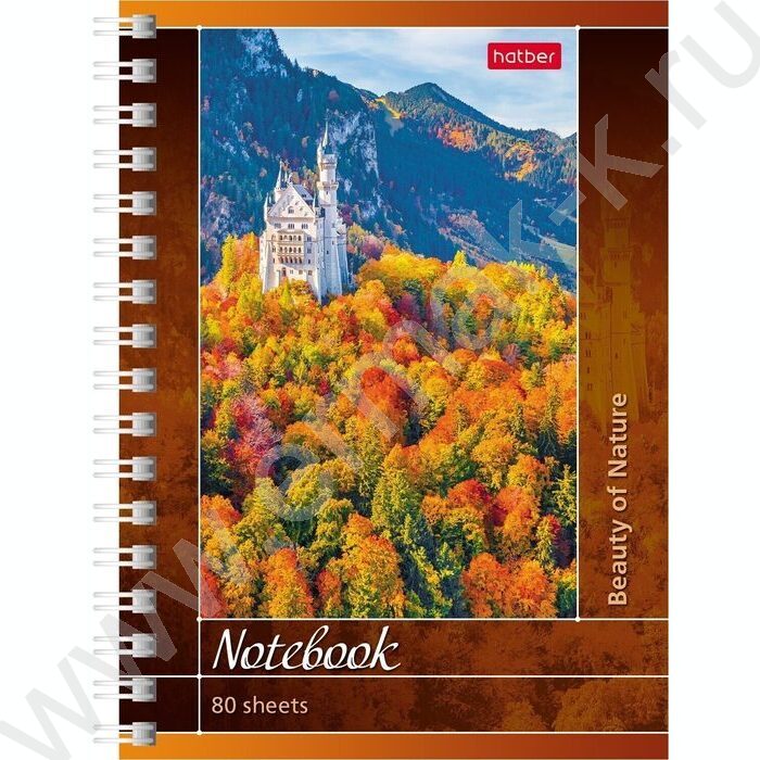 Зап. книжка  80л А6 спираль Пейзажи | Фото 3