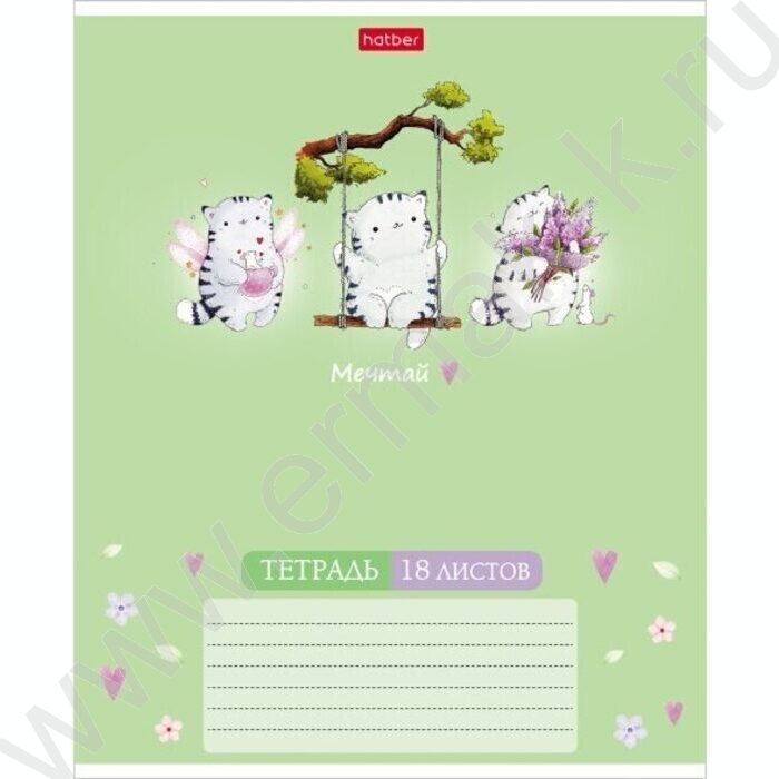 Тетрадь  18л клетка "Приключения кота Пирожка"  5видов | Фото 3